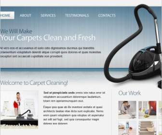 Carpet Cleaning Template