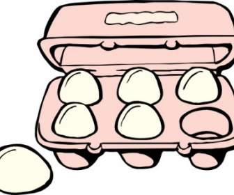 クリップアートの卵のカートン