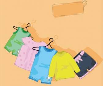 Cartoon Children39s Clothing Vector