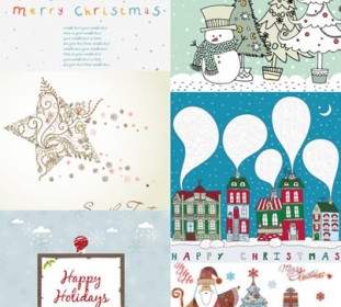 Dibujos Animados Navidad Vector Ilustración De La Imagen