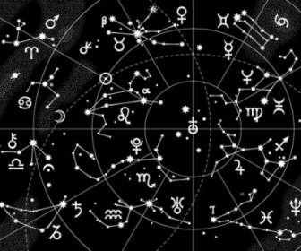 Cartoon Constellation Pattern Vector