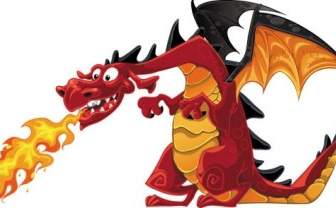 Cartoon Dragon Image Vector
