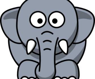 Cartoon Elefant-ClipArt