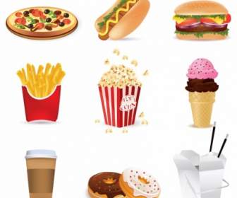 Cartoon Fast Food Vector