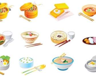 Vector De Dibujos Animados Alimentos Icono