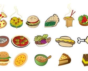 Desenhos Animados De Alimentos