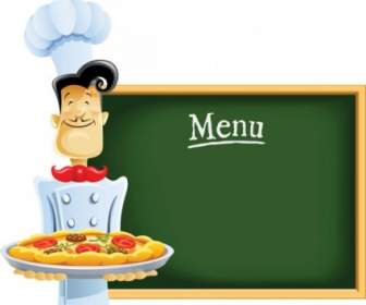 Cartoon Image Of Chefs And Waiters Vector