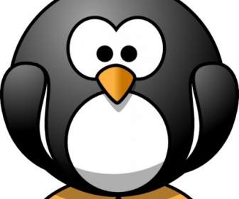 Cartoon-Pinguin-ClipArt-Grafik