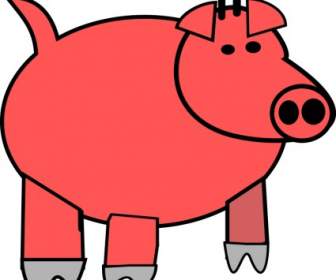 Cerdo De Dibujos Animados