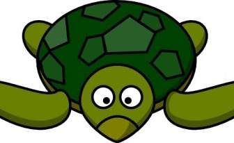 Cartoon-Schildkröte-ClipArt-Grafik