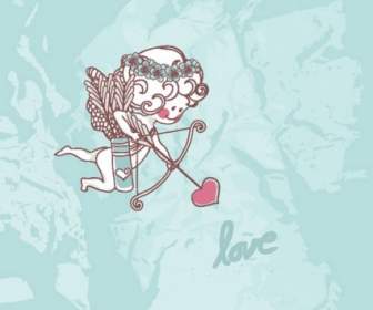 Vector De Dibujos Animados San Valentín Illustrator