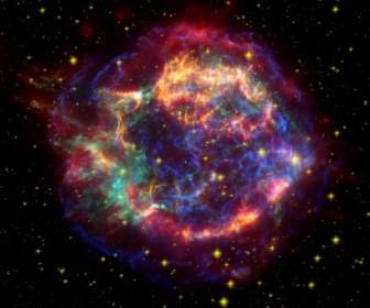 Cassiopeia Ein Cas Erholend Supernova