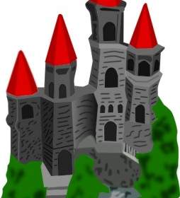 Schloss Farbe ClipArt