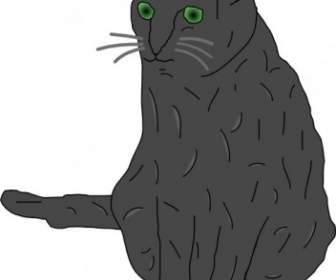 Cat Smokey Clip Art