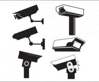 Grafika Wektorowa Kamery CCTV