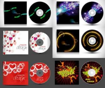 Cd And Gorgeous Packaging Vector