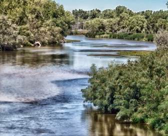 Cedar Flusswasser Nebraska