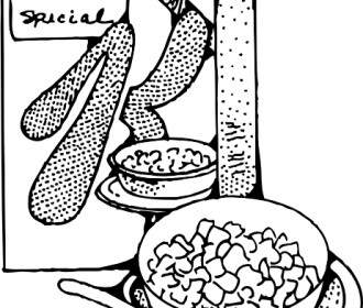 Cereal And Milk Clip Art