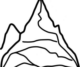 クリップアートの山のチェーン