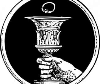 Chalice And Ring Clip Art