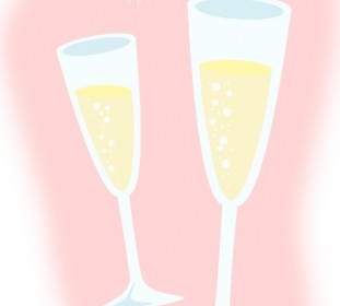 ClipArt Di Bicchieri Di Champagne