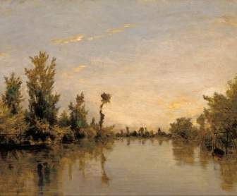 Charles Daubigny Pintura óleo Sobre Lienzo