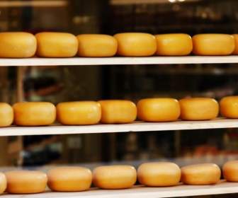 Cheese On Shelves