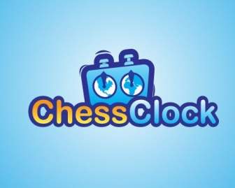 Logo De Horloge D'échecs