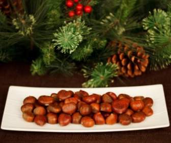 Chestnuts บนจาน