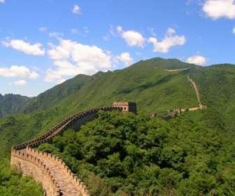 Céu De Grande Muralha Da China China