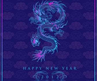 Chinese Dragon Background Vector