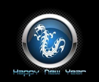 Chinese Dragon High Light Icon Vector