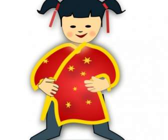 Chinesische Mädchen-Symbol