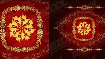 Chinesische Gold Wunderschöne Muster