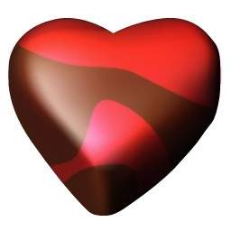 Corações De Chocolate
