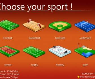 Choisissez Votre Pack D'icônes Icônes Sport