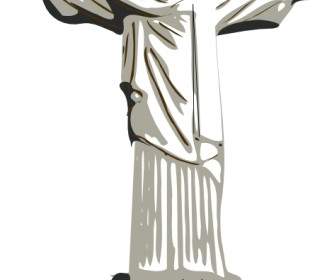 Cristo El Redentor Estatua Clip Art