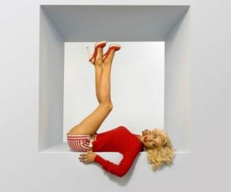 Christina Aguilera Kaki Up Wallpaper Christina Aguilera Selebriti Perempuan