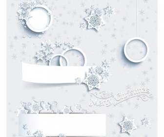 Weihnachts-Banner Und Design-Elemente