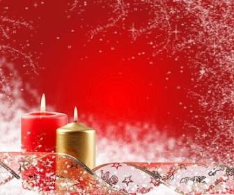 Christmas Candle-Light-Bild