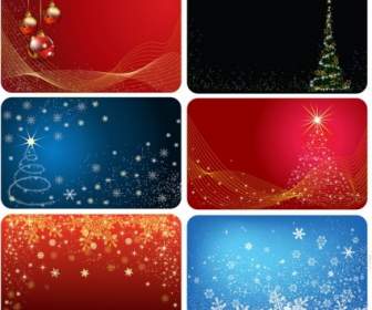 Рождественские открытки шесть версия