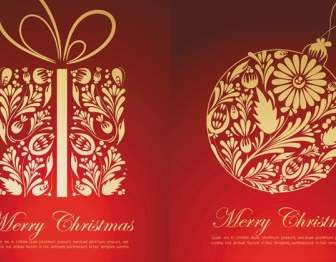 Cartoline Di Natale Vettoriali