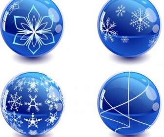 Christmas Crystal Ball Vector