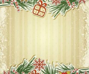 Christmas Label Vector