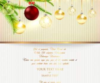 Christmas Lights Bright Background Vector