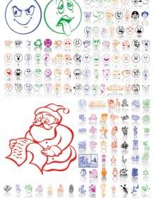 Christmas Ornaments And Expression Vector