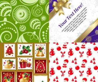 Christmas Ornaments Around The Product Vector