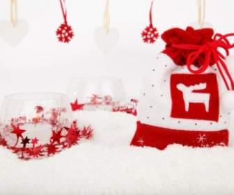 袋のクリスマスの装飾