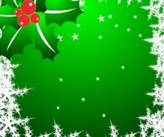 クリスマス星スノーフレーク罫線クリップアート