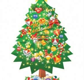 Ilustración De Vector De árbol De Navidad